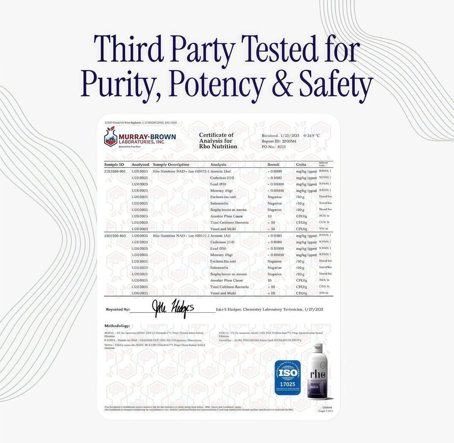 Rho Nutrition Liposomal NAD+ – Liquid Supplement Designed to Help Support Absorption – Active Form of NAD+ Helps Support Normal Cellular Health, Healthy Aging, Energy Metabolism and Overall Vitality